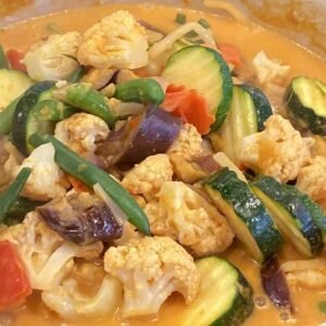 Roasted Vegetables Red Curry